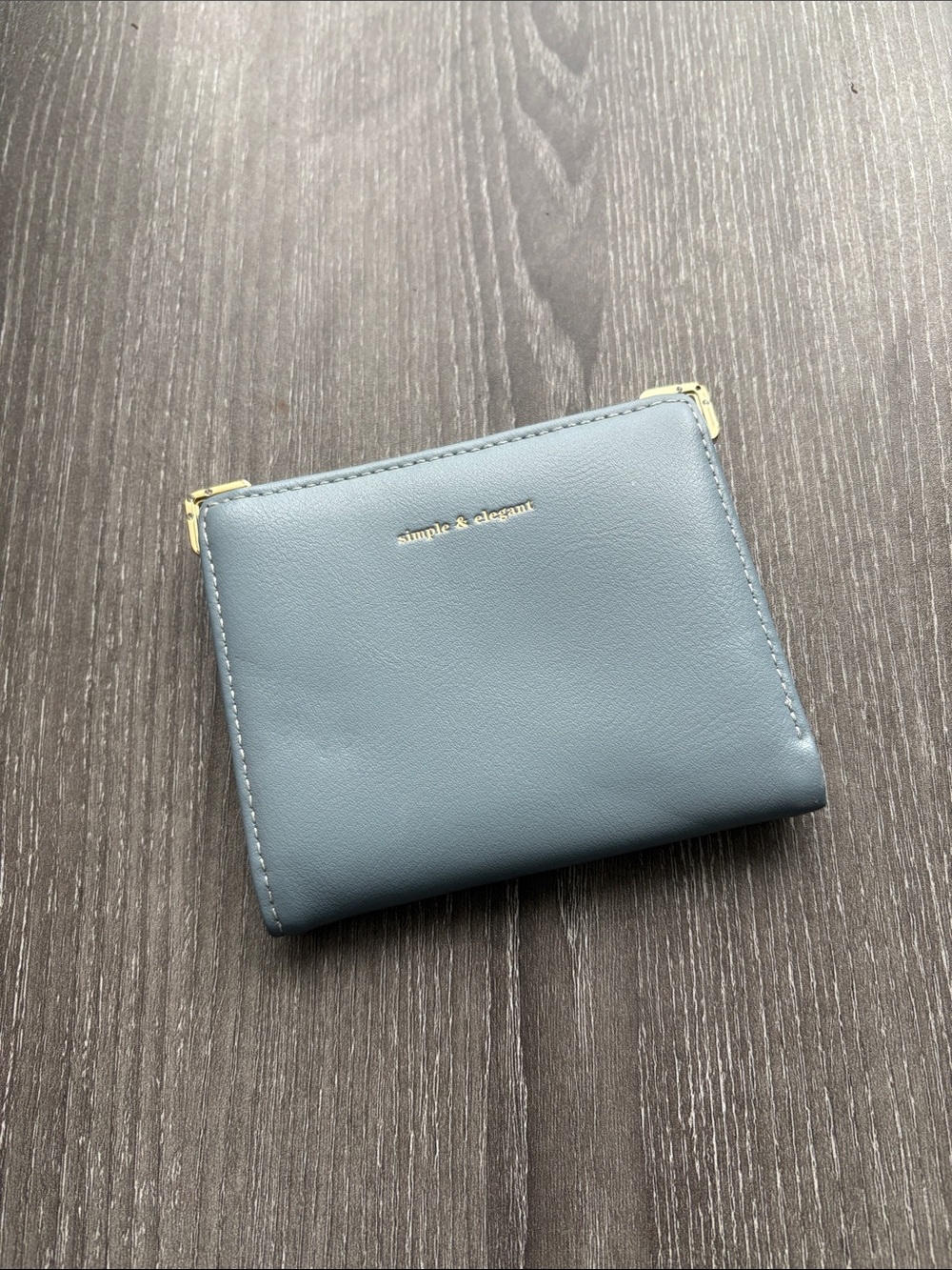 Women's Compact Wallet — Blue